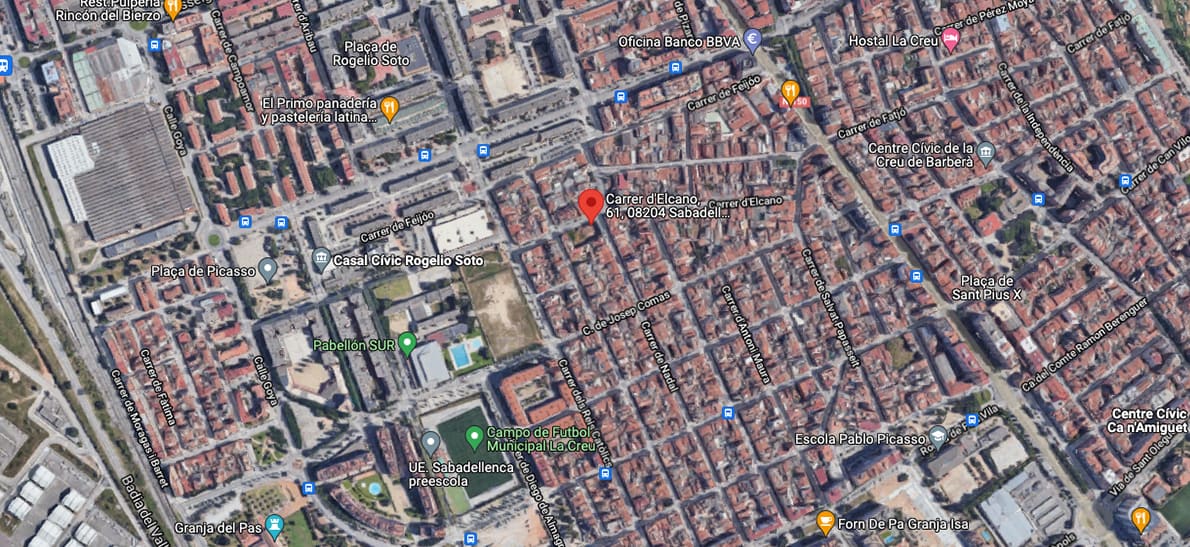 plano Promoción Sabadell Edifici Elcano