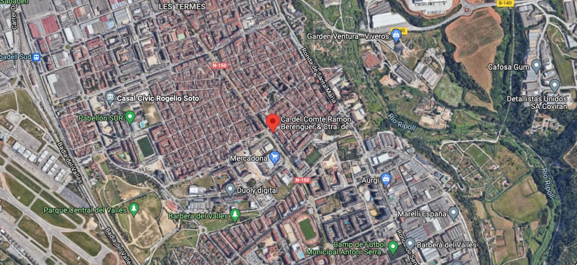 plano Promoción Sabadell Mirador de La Creu