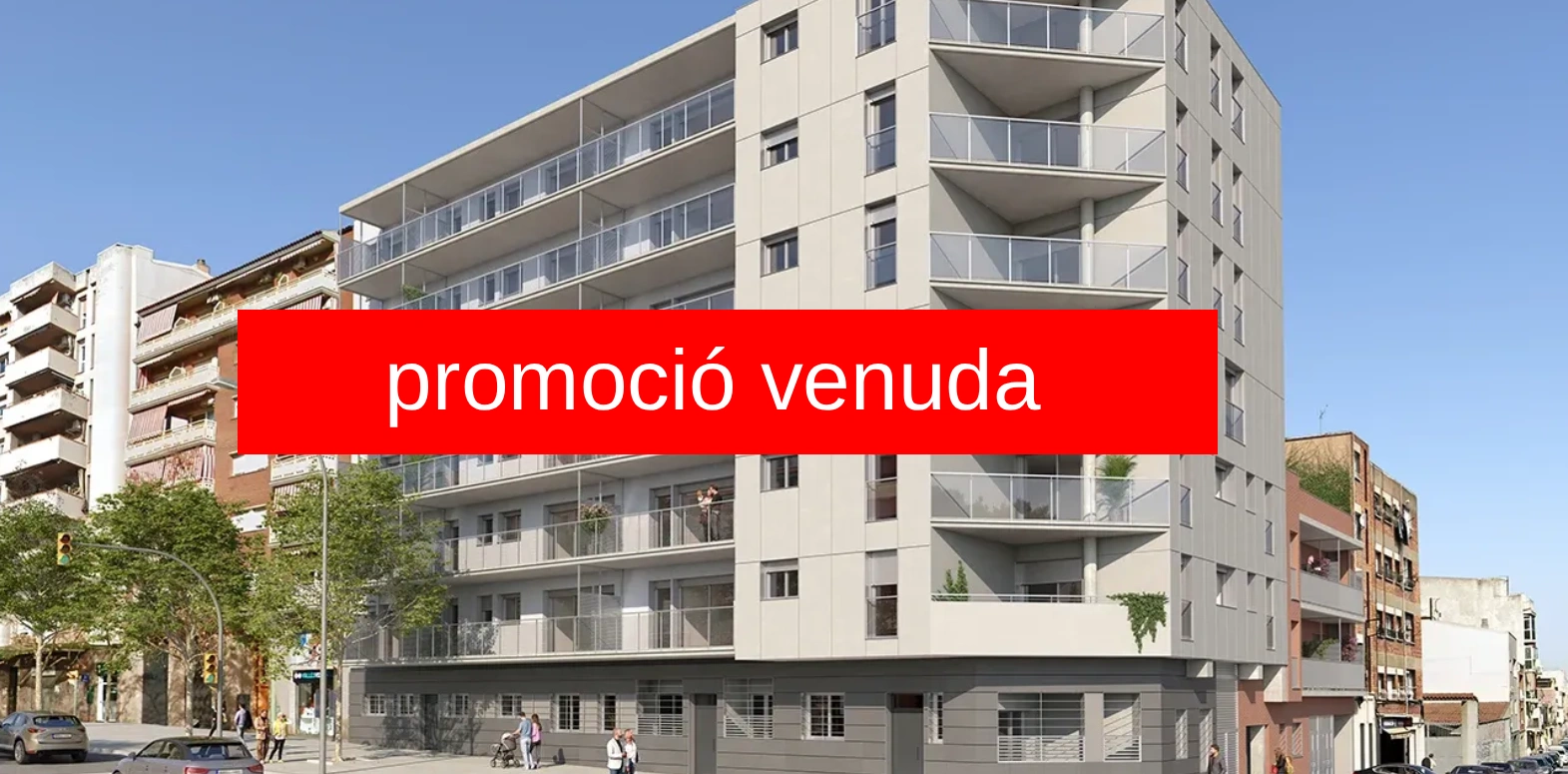 promoción obra nueva sabadell el mirador exterior